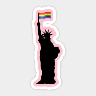 American Gay Pride Sticker